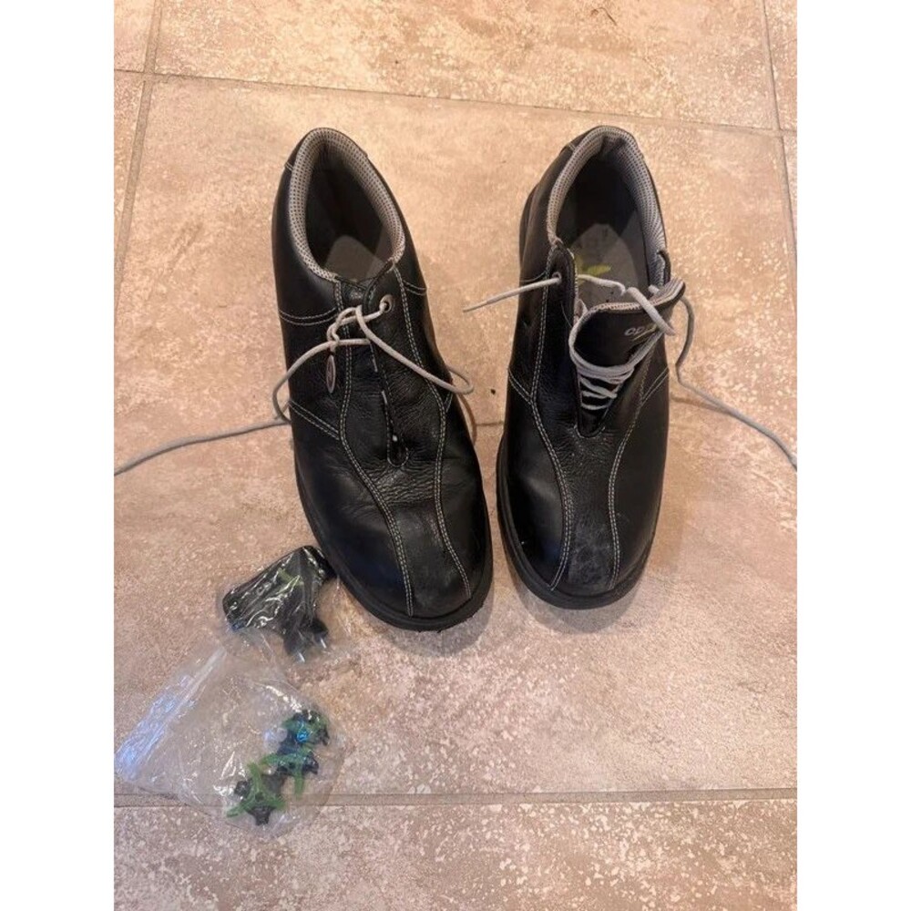 Hi Tec Lady V Lite CDT Black Golf Shoes Women’s Size 8.5 Extra Spikes